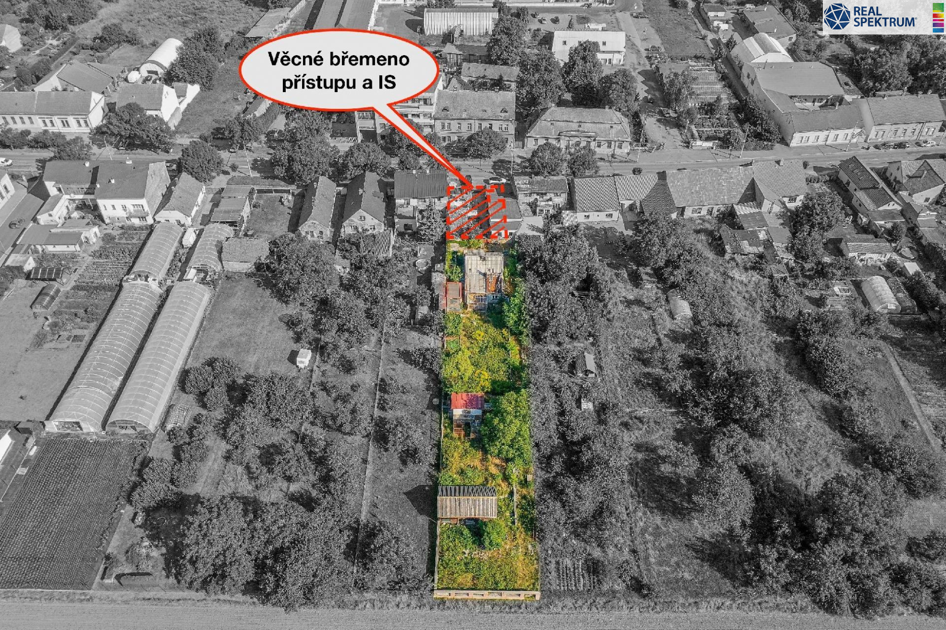 Prodej stavebního pozemku o výměře 1.348 m2, Kukleny, HK - obrázek č.3