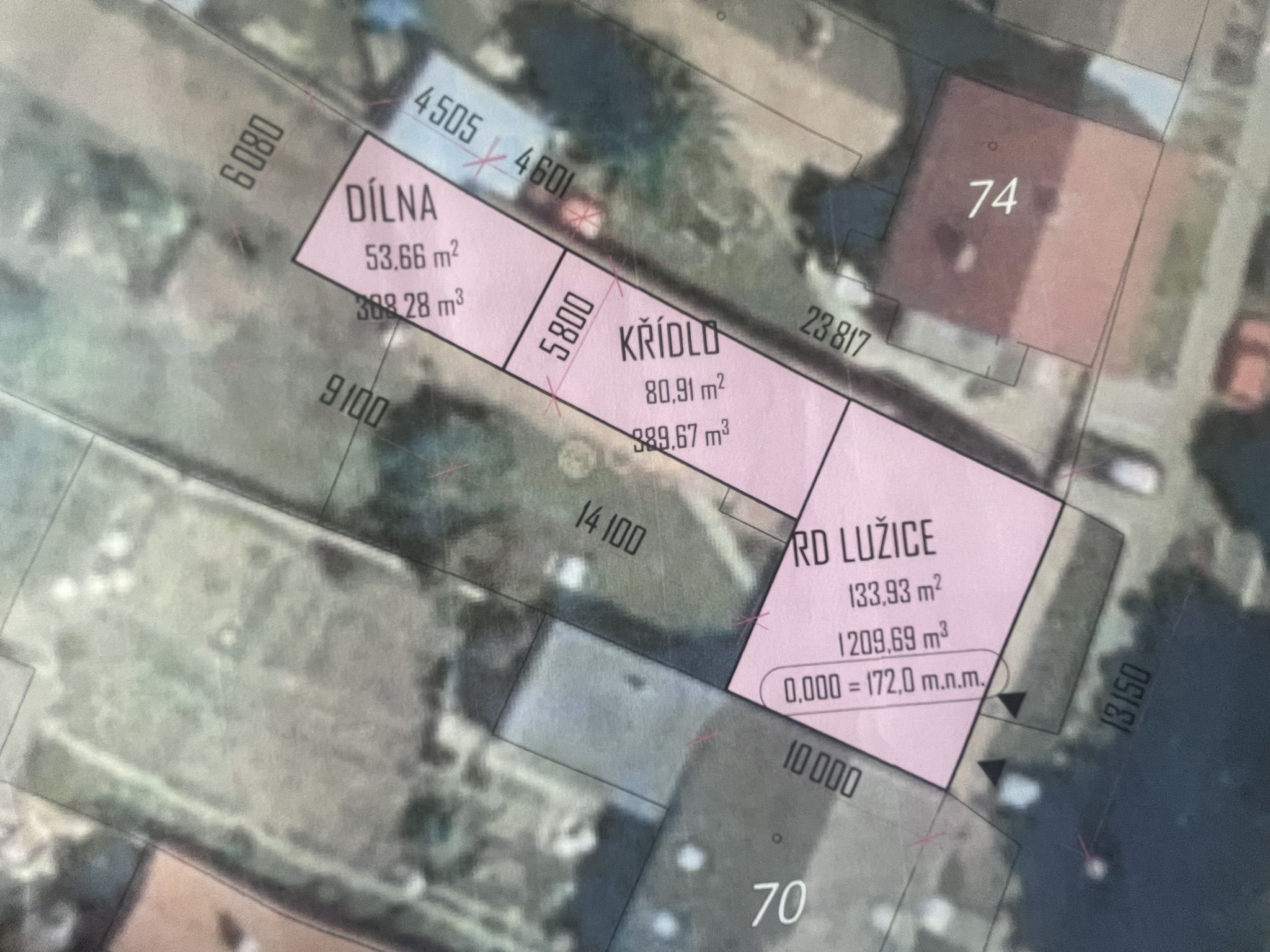 Prodej, Stavební pozemek, 1.250m2, Lužice - obrázek č.2