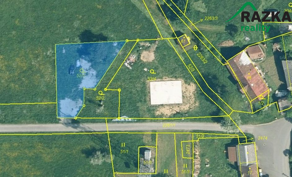 Prodej stavebního pozemku 663 m2 Svahy, Planá - obrázek č.2