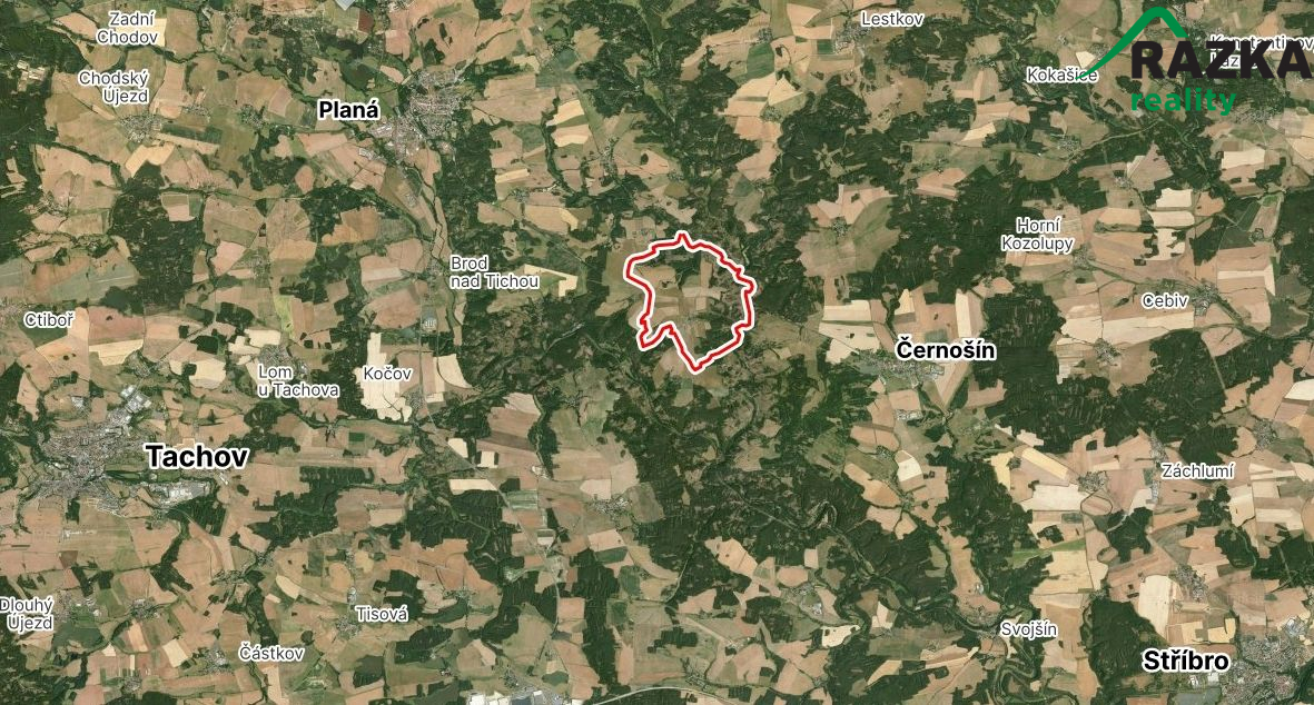 Prodej stavebního pozemku 663 m2 Svahy, Planá - obrázek č.5