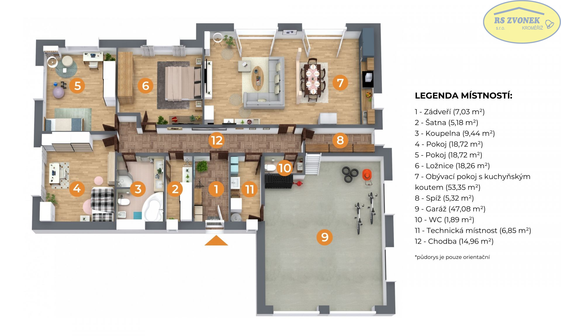 RD bungalov 4+KK , Lutopecny u Kroměříže - obrázek č.7