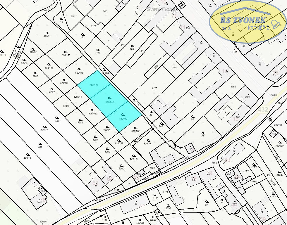 Prodej zahrady 412 m2 Těšánky (okr. Kroměříž) - obrázek č.8