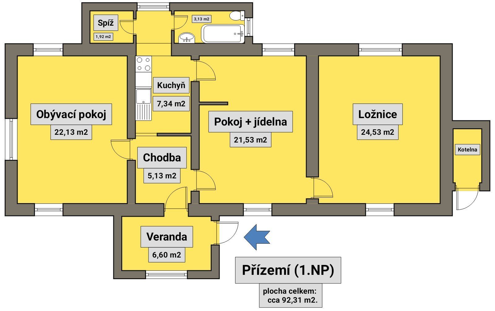 Starší rodinný dům, Roudnice, okr. Hradec Králové - obrázek č.16