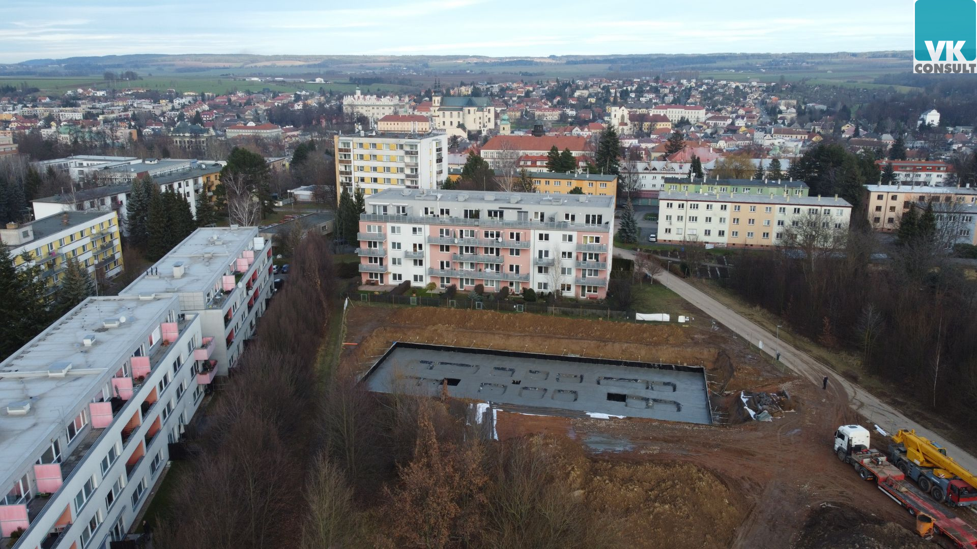 Prodej - byt 2+kk se 2 balkony ve výstavbě - Litomyšl - obrázek č.2