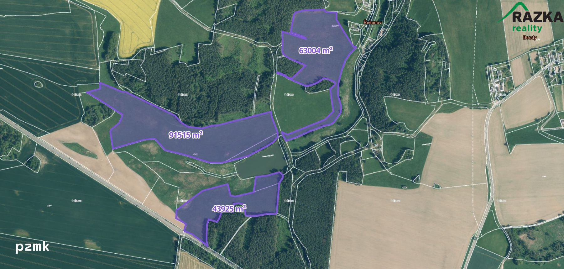 Louky 19,8 ha Zliv - obrázek č.2
