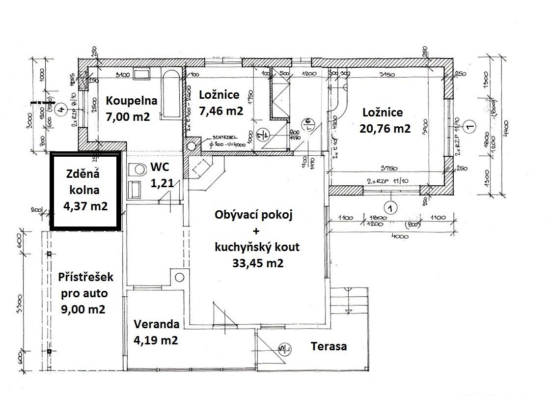 Velká chata k bydlení, Hořice-Doubrava, okr. Jičín - obrázek č.14