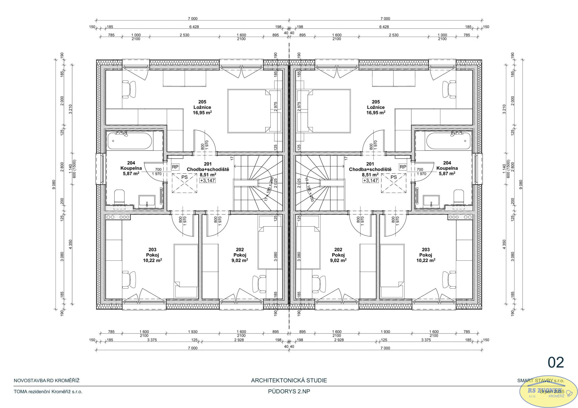 Novostavba patrového RD 5+kk, Kroměříž - obrázek č.5