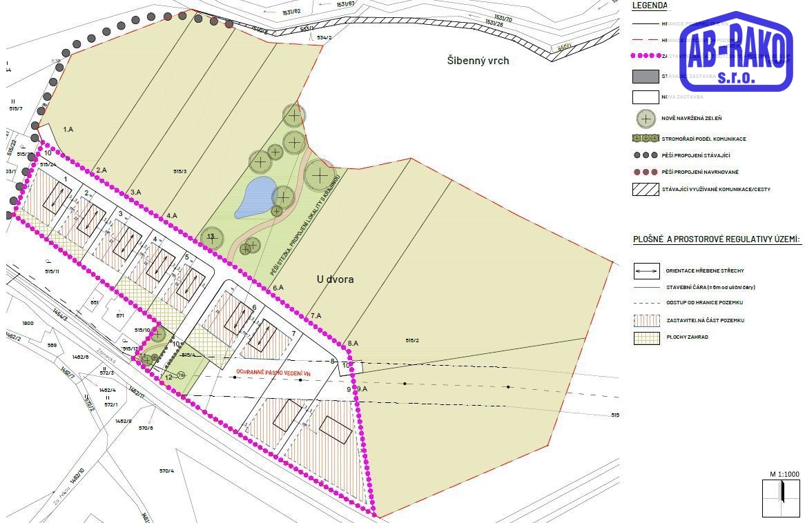 PRODEJ lokality 8 stavebních parcel v Nové Včelnici - obrázek č.6