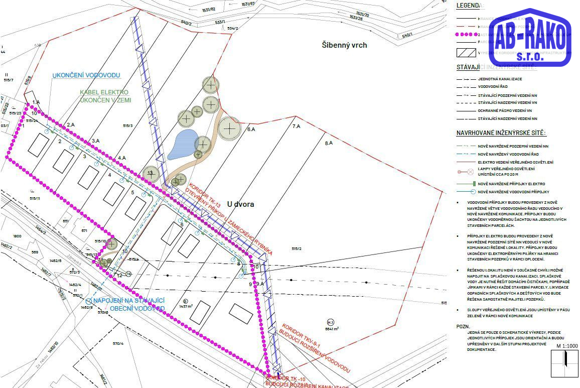 PRODEJ lokality 8 stavebních parcel v Nové Včelnici - obrázek č.7