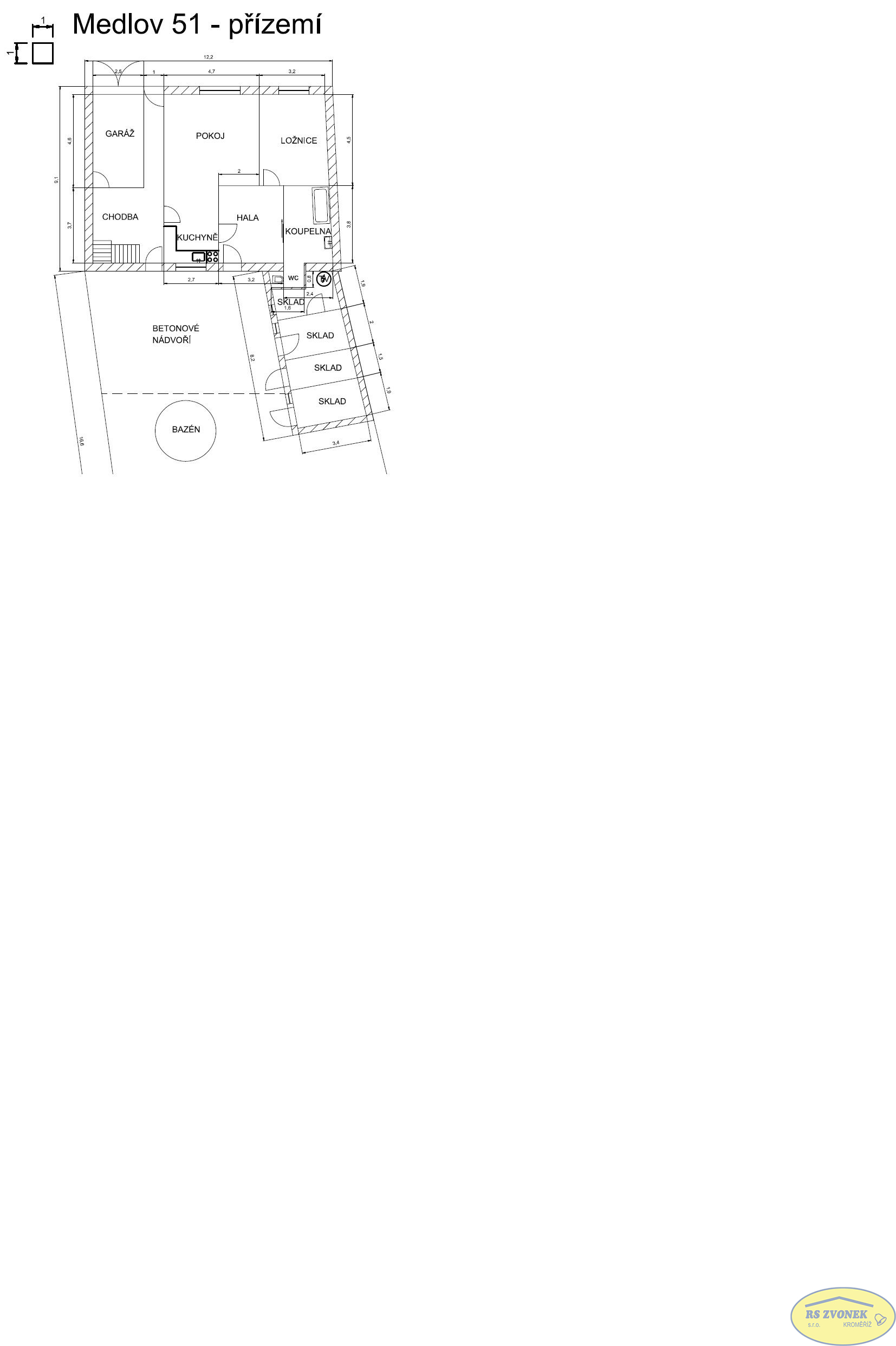 Prodej RD 5+1 Medlov u Zborovic - obrázek č.13