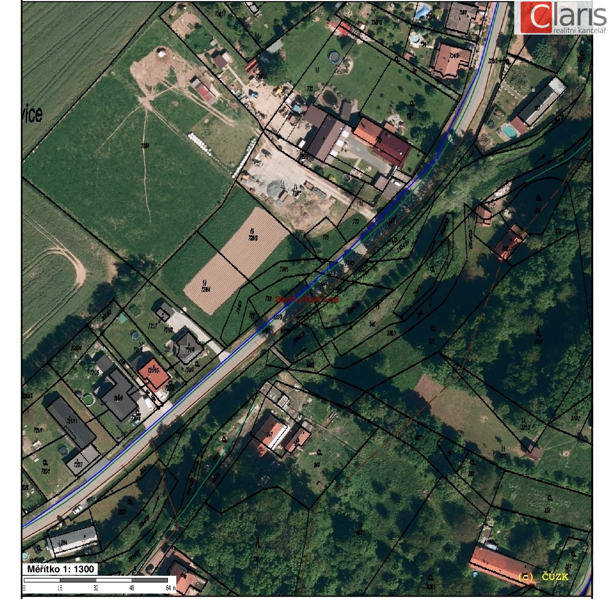 Prodej stavebního pozemku 1280 m2 Bartošovice - obrázek č.15