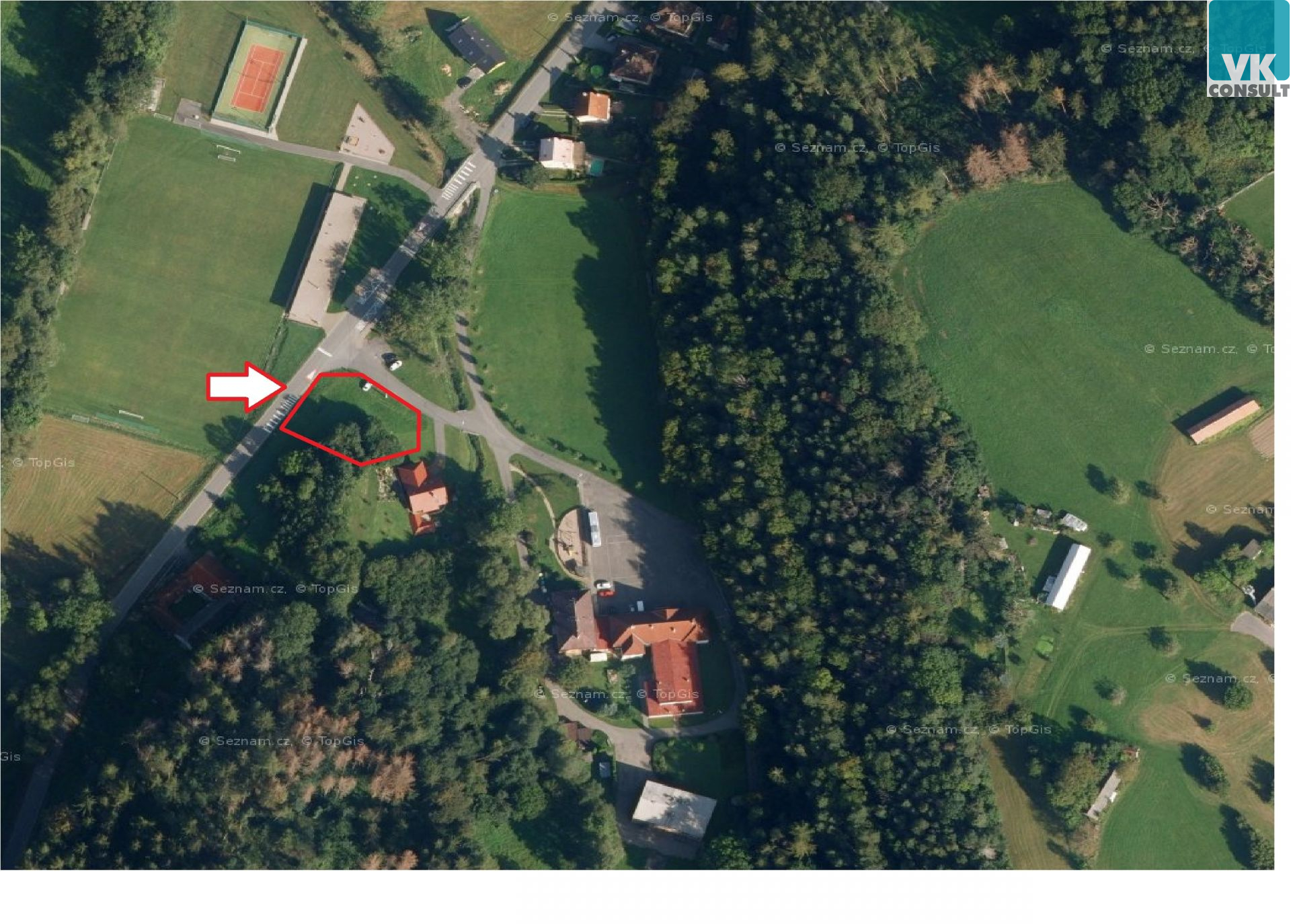 Prodej pozemku 1001 m2 k bydlení v obci Horní Újezd - obrázek č.6
