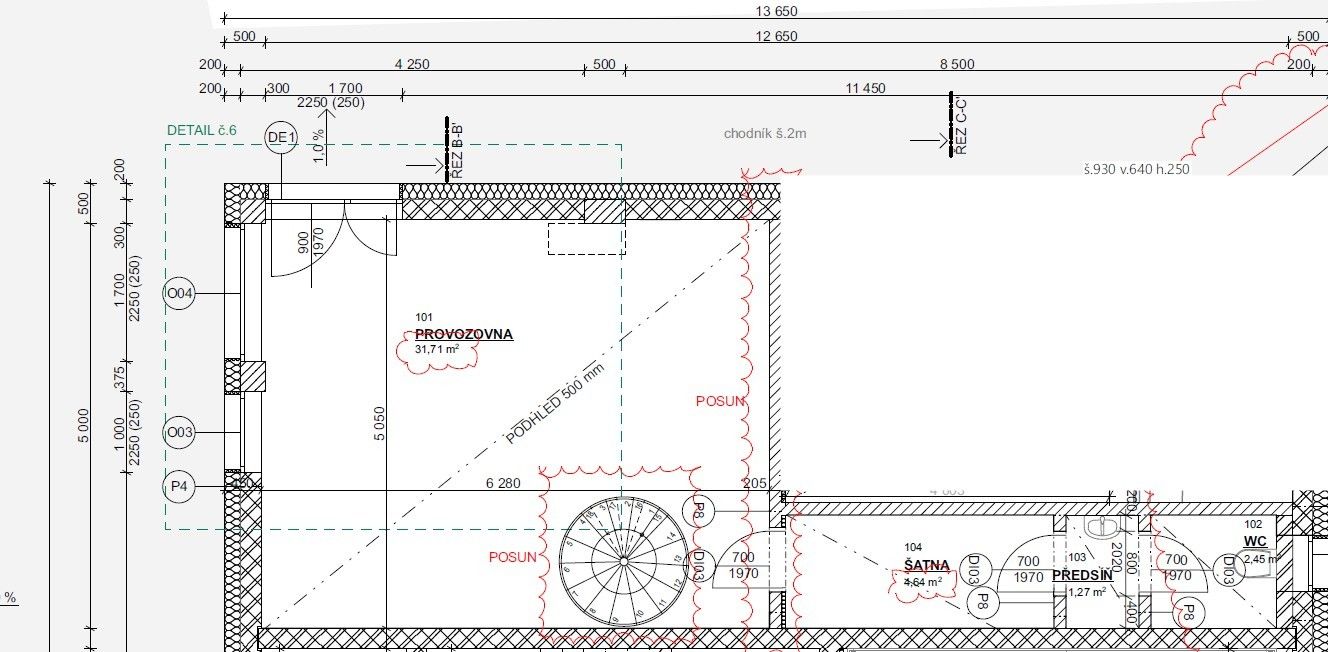 Pronájem nebytového prostoru 62 m2 - ul. Hálkova, Olomouc - obrázek č.7
