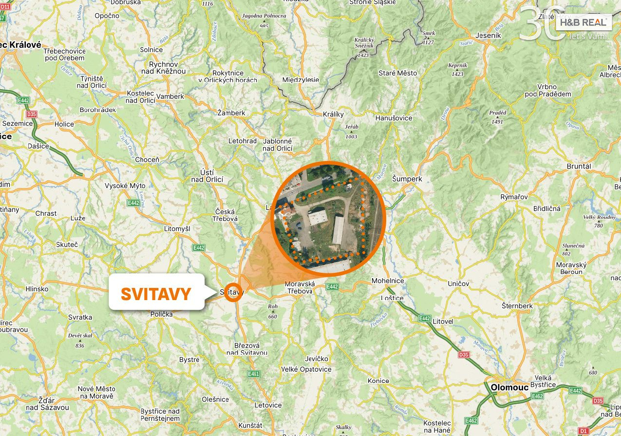 Prodej areálu Svitavy, 5.380 m2 - obrázek č.3