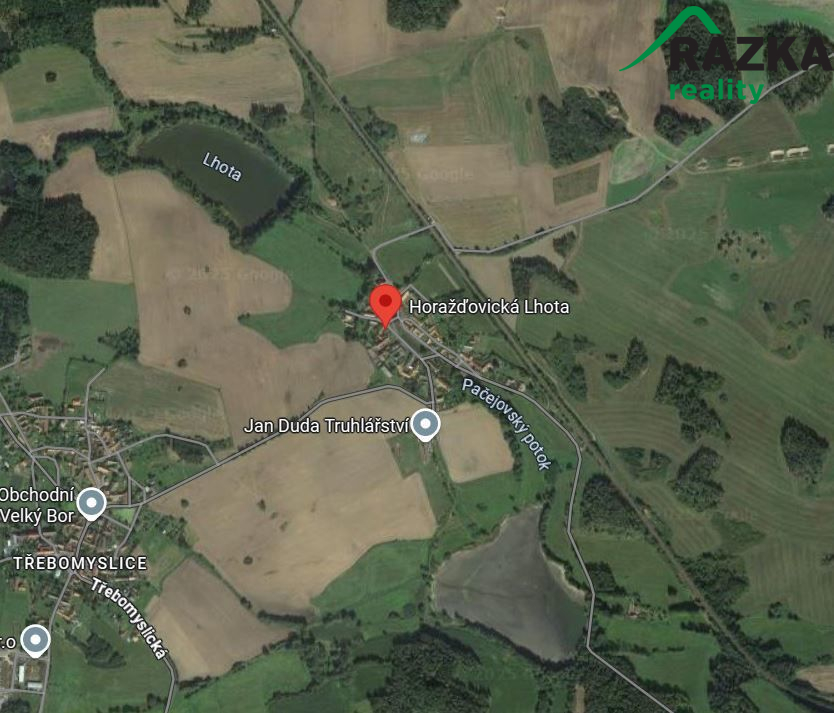 Soubor pozemků v k. ú. Horažďovická Lhota , 13 970 m2 - obrázek č.2