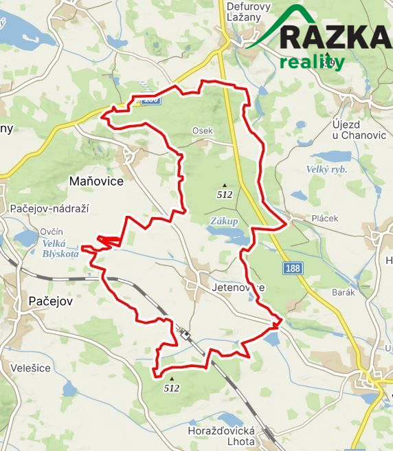 Soubor pozemků Velký Bor - Jetenovice - obrázek č.2