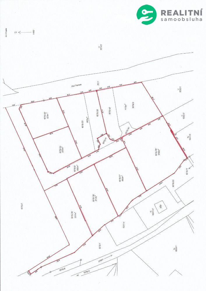 Prodej pozemků za cenu 2.300 Kč/ m2 - 2.650 Kč/m2 Teplice - obrázek č.7