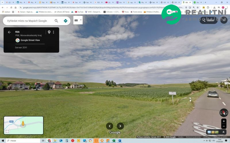 Prodej stavebního pozemku o výměře 910 m2 v k. ú. obce Píšť - obrázek č.2