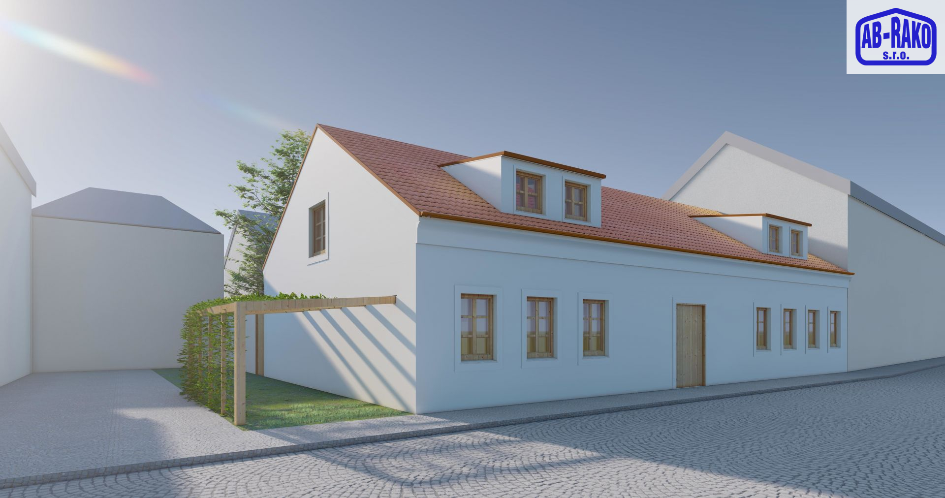 Objevený potenciál domu na histor. náměstí Nové Bystřice - titulní obrázek--
