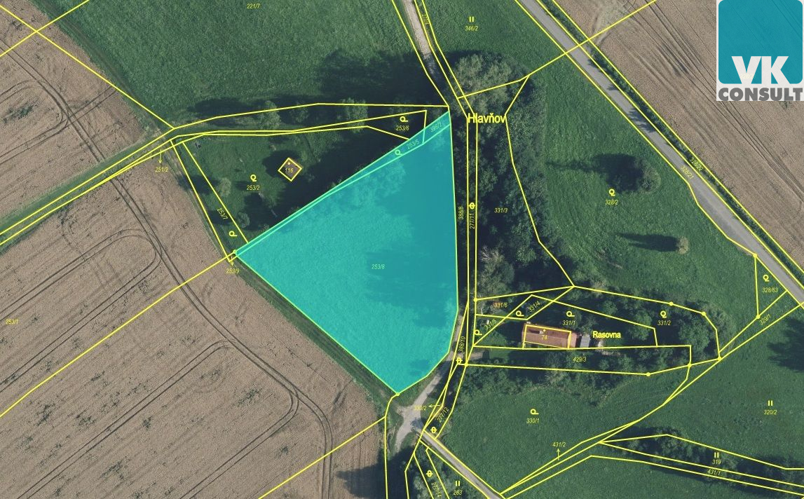 Litomyšl - prodej pozemku 4 343 m2 - v přírodě - titulní obrázek--