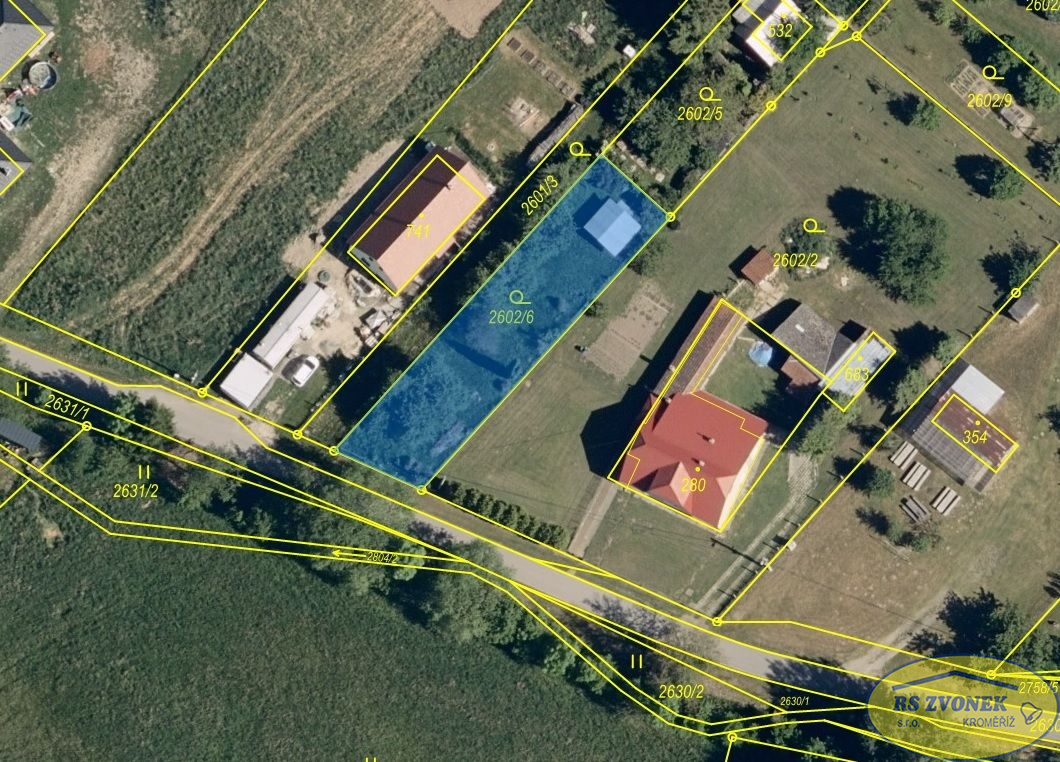 Prodej zahrady (548 m2) Roštín - titulní obrázek--