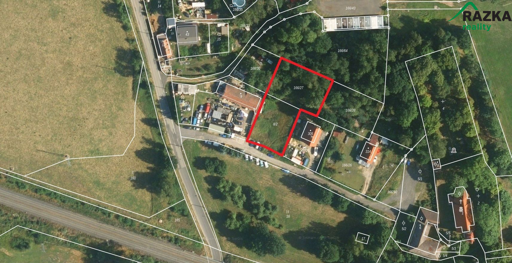 Stavební pozemek (1661 m2) Nebanice, okr. Cheb - titulní obrázek--