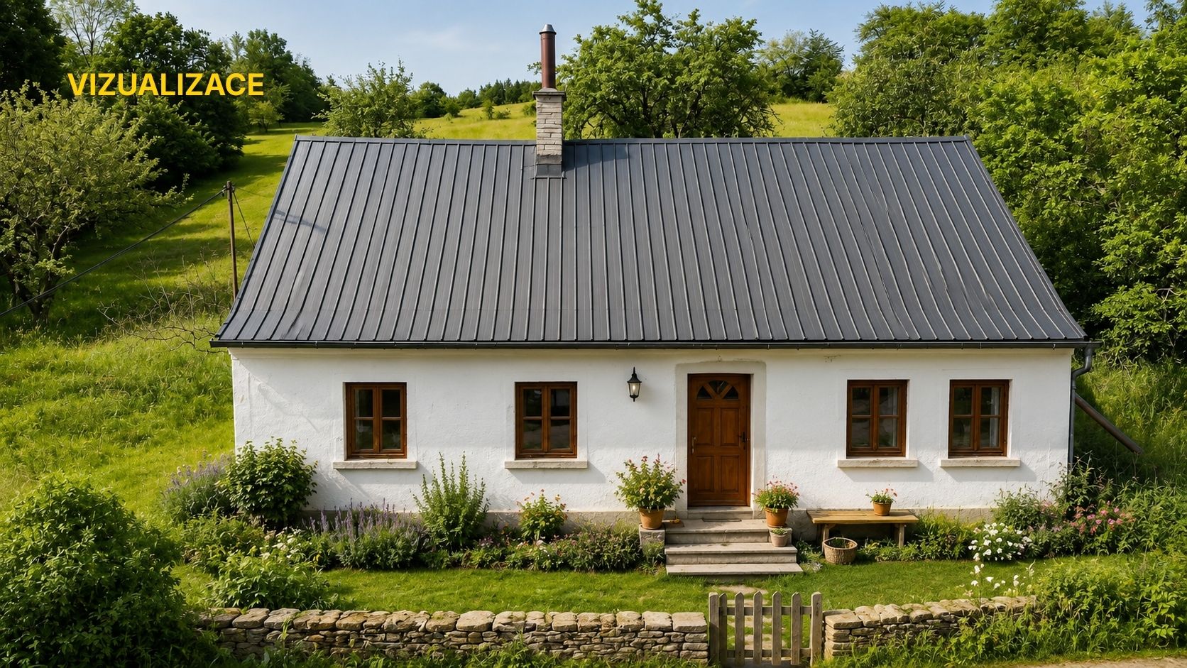 Chalupa po velké rekonstrukci s pozemkem 1000 m² – Křivá - titulní obrázek--